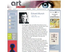 Tablet Screenshot of munch-edvard.de